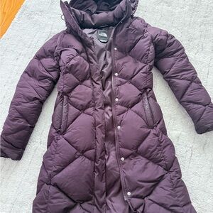 The North Face Women's Dark Purple Puffer Coat